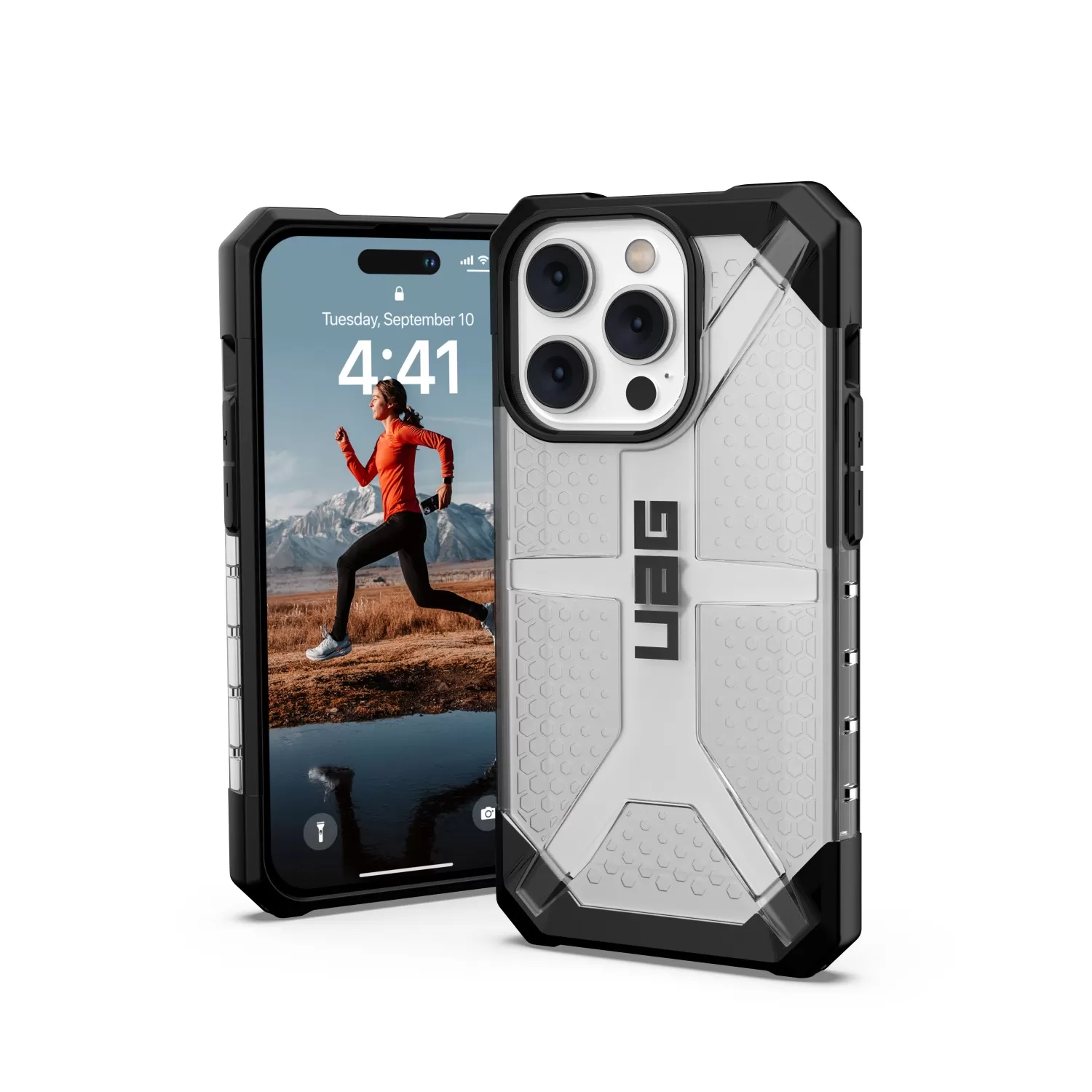 UAG Plasma Cell Phone Cover for the Apple iPhone 14 Pro Ice