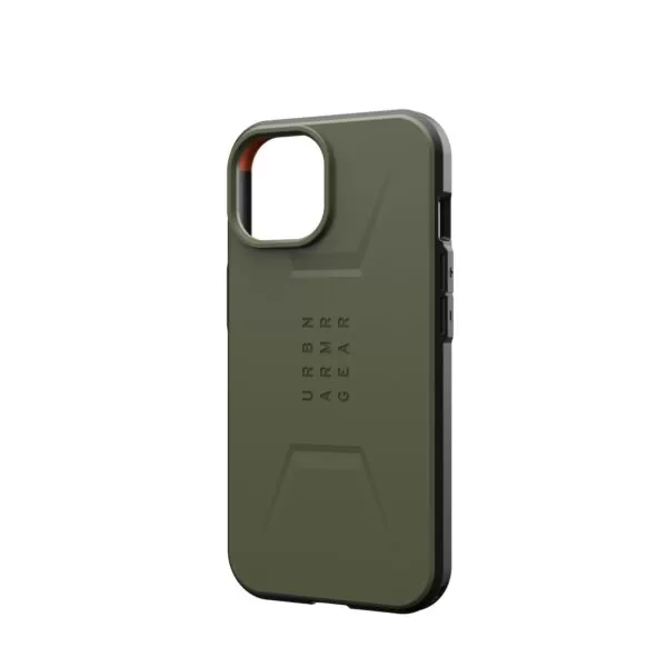 iPhone 15 Case - UAG Civilian MagSafe Cover - Olive Drab - Image 2