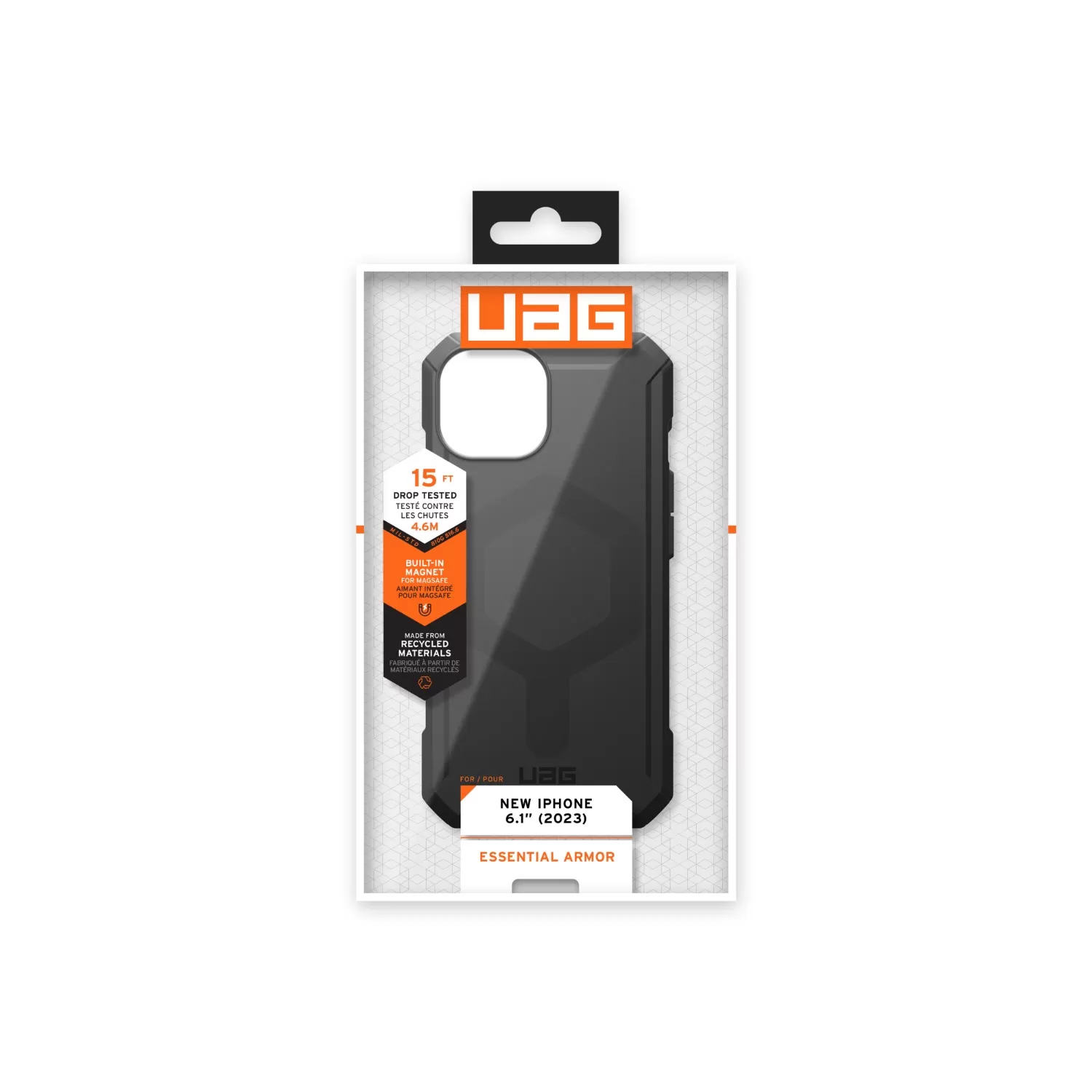 Apple iPhone 15 UAG Essential Armor MagSafe Case – Black - Image 4