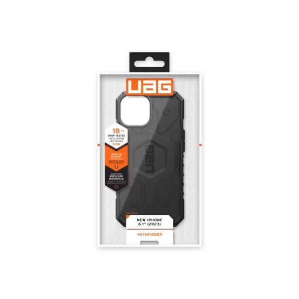 iPhone 15 Case – UAG Pathfinder MagSafe Cover – Black - Image 4