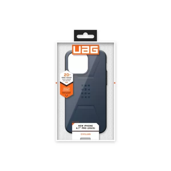 iPhone 15 Pro Max Case - UAG Civilian MagSafe Cover - Mallard - Image 4