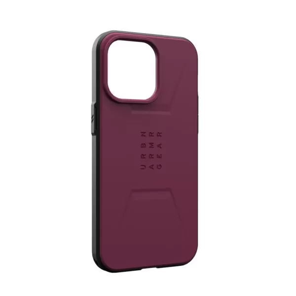 iPhone 15 Pro Max Case - UAG Civilian MagSafe Cover - Bordeaux - Image 3