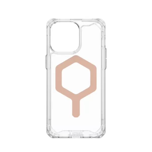 iPhone 15 Pro Max Case - UAG Plyo MagSafe Cover - Ice and Rose Gold