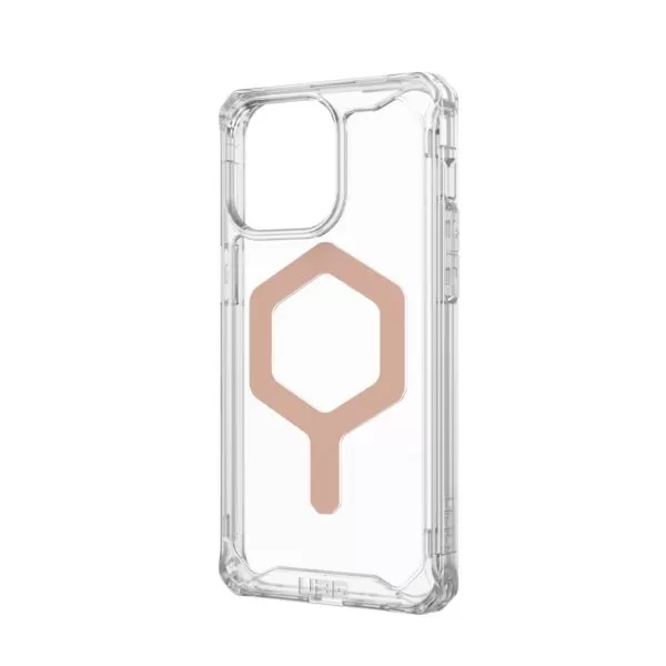 iPhone 15 Pro Max Case - UAG Plyo MagSafe Cover - Ice and Rose Gold - Image 2