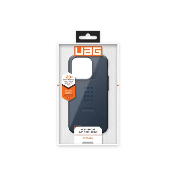 iPhone 15 Pro Case - UAG Civilian MagSafe Cover - Mallard - Image 4