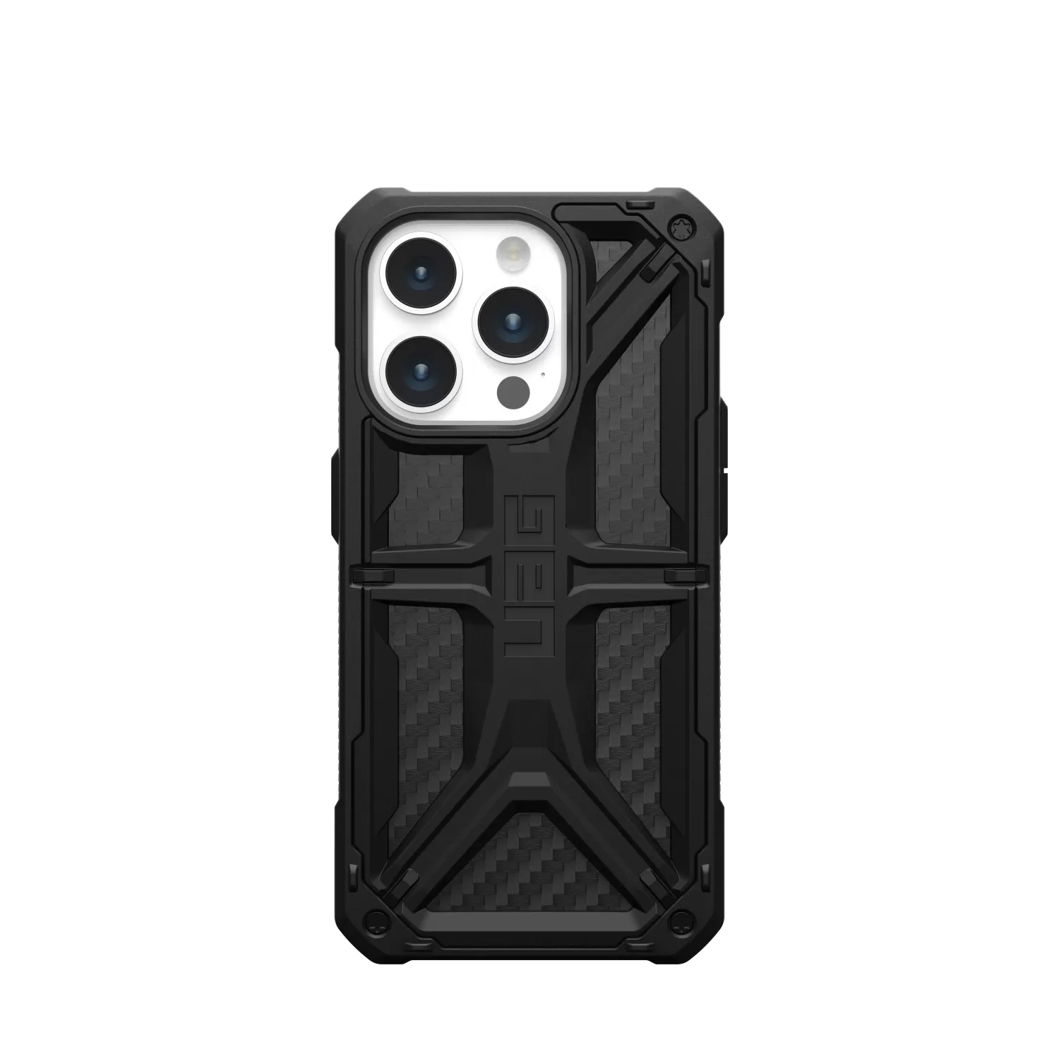 Apple iPhone 15 Pro UAG Monarch Case – Carbon Fibre - Image 3