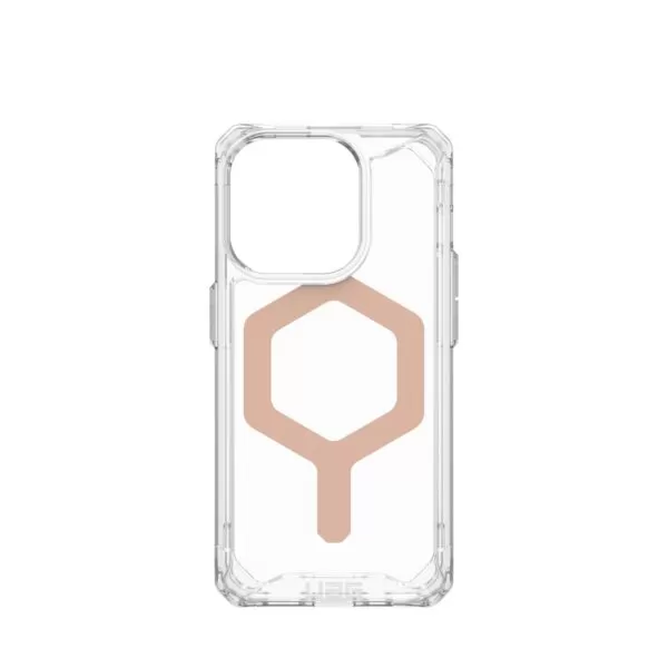 iPhone 15 Pro Case - UAG Plyo MagSafe Cover - Ice and Rose Gold