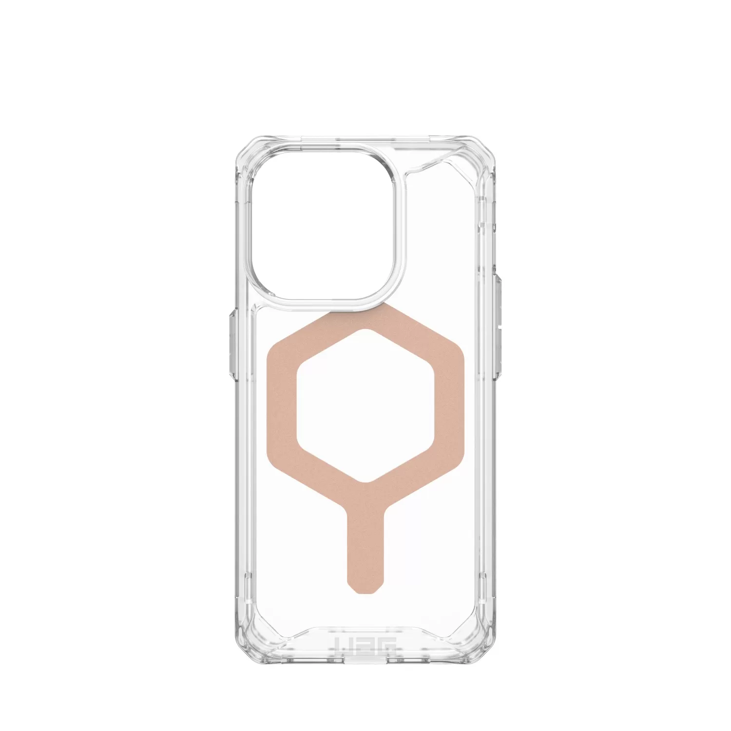 Apple iPhone 15 Pro UAG Plyo MagSafe Case – Ice & Rose Gold