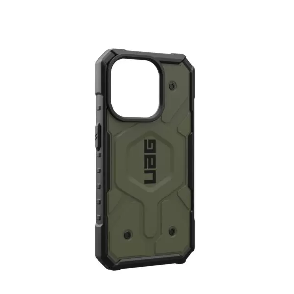 iPhone 15 Pro Case - UAG Pathfinder MagSafe Cover - Olive Drab - Image 3