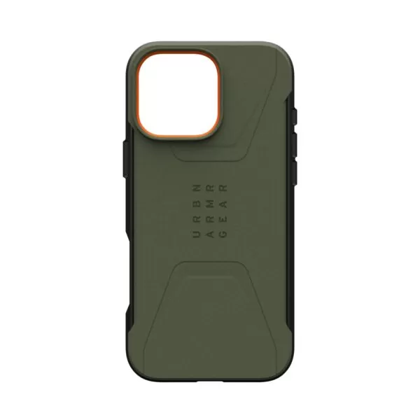 iPhone 16 Pro Max Case - UAG Civilian MagSafe Cover - Olive - Image 2