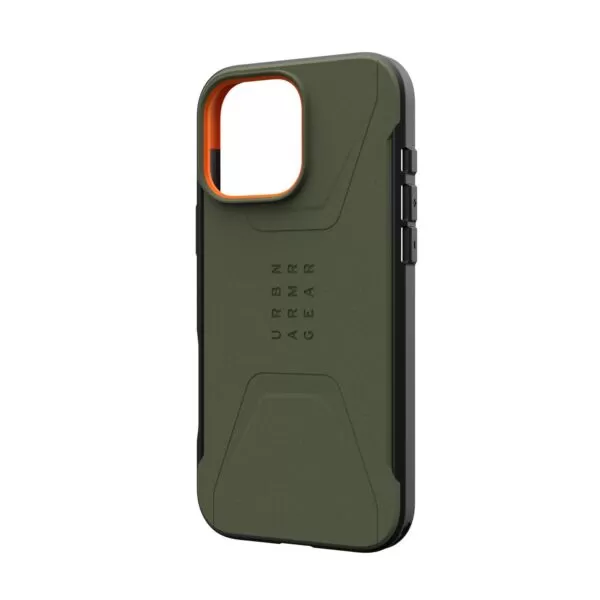 iPhone 16 Pro Max Case - UAG Civilian MagSafe Cover - Olive - Image 3