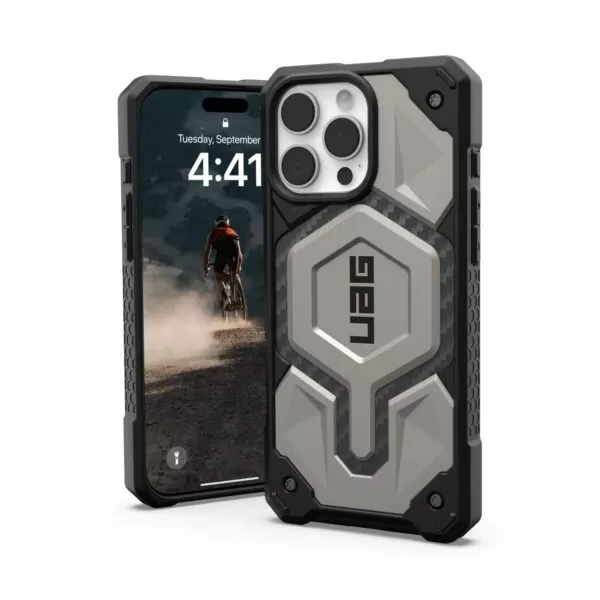 iPhone 16 Pro Max Case - UAG Monarch Pro MagSafe Cover - Titanium