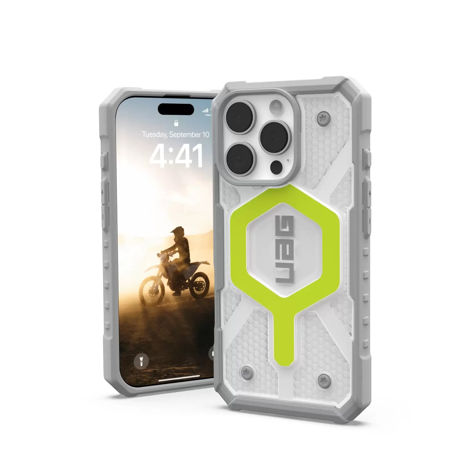 Apple iPhone 16 Pro UAG Pathfinder MagSafe Case – Neon