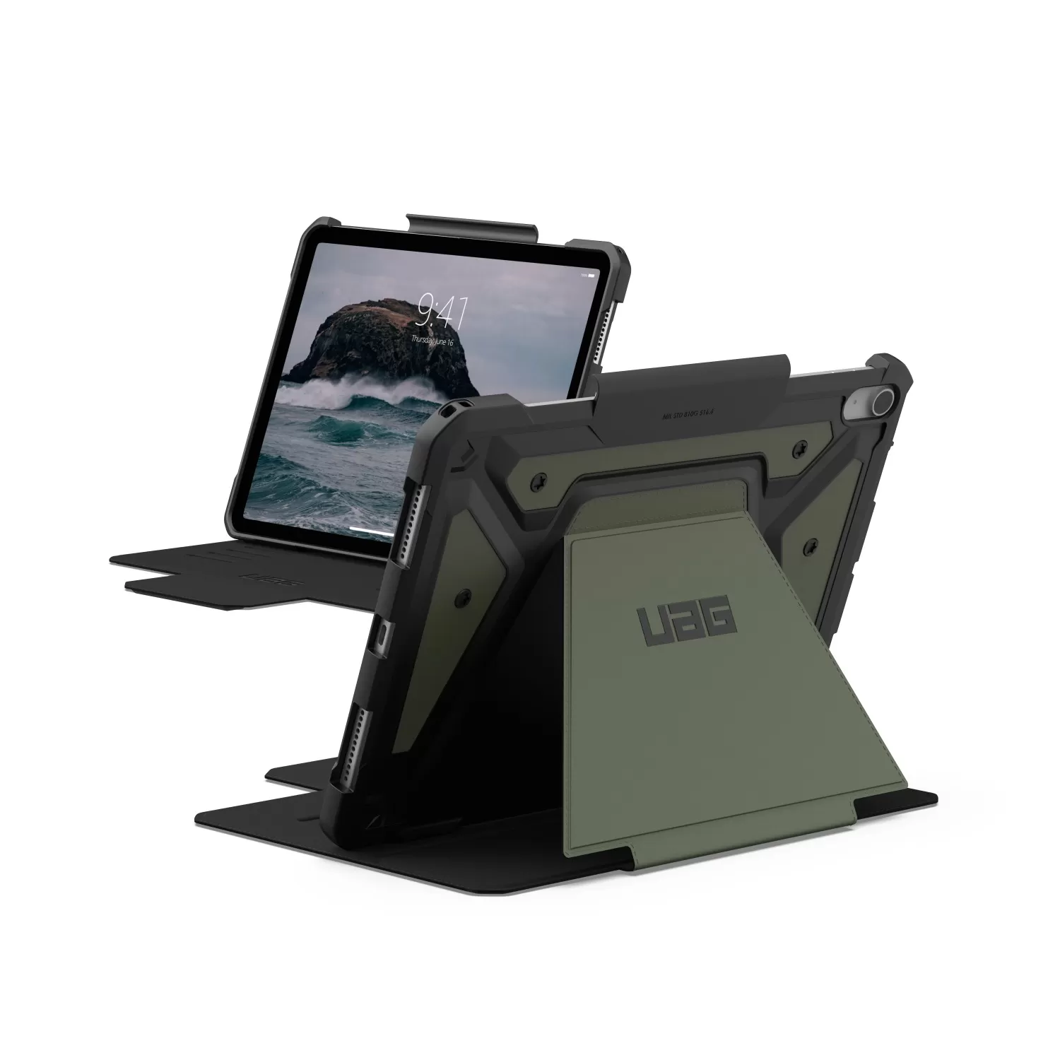 Apple iPad Air 11 (2024) UAG Metropolis SE Case – Olive