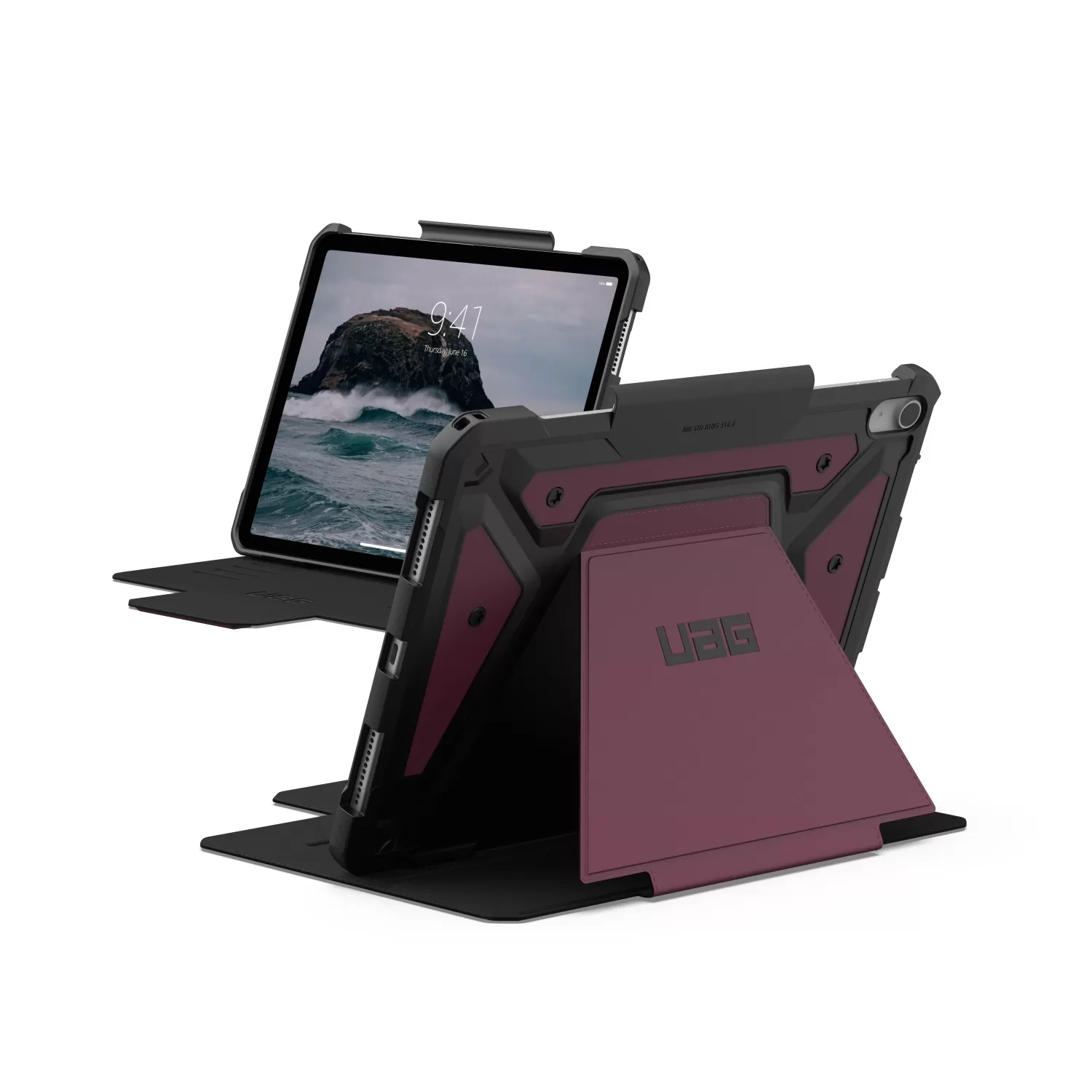 Apple iPad Air 11 (2024) UAG Metropolis SE Case – Bordeaux
