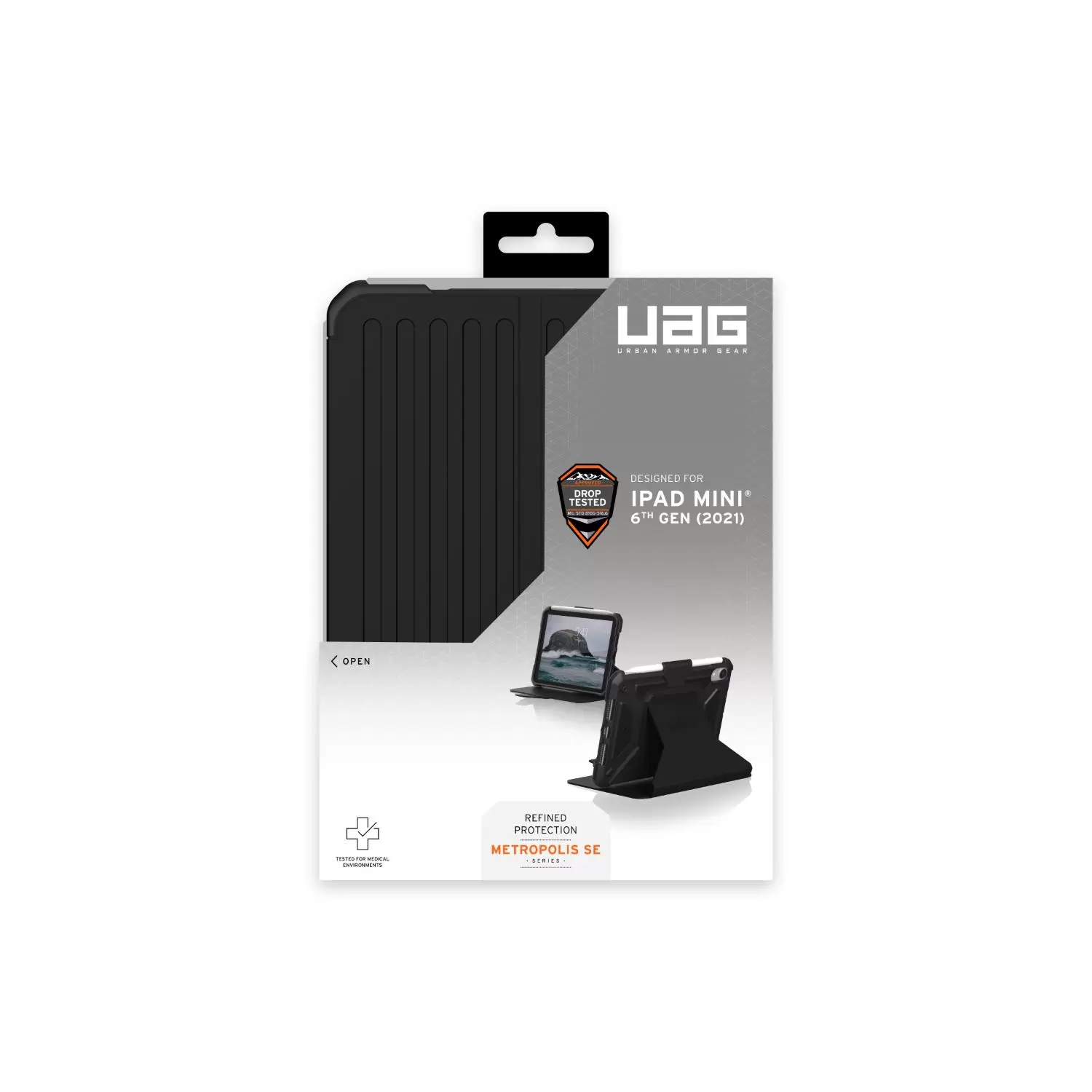 Apple iPad mini (2024/2021) UAG Metropolis SE Case – Black - Image 11