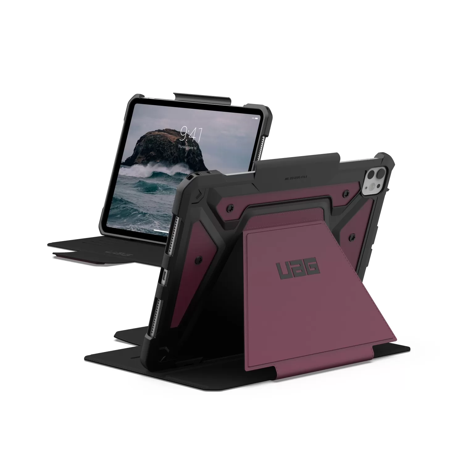 Apple iPad Pro 11 (2024) UAG Metropolis SE Case – Bordeaux