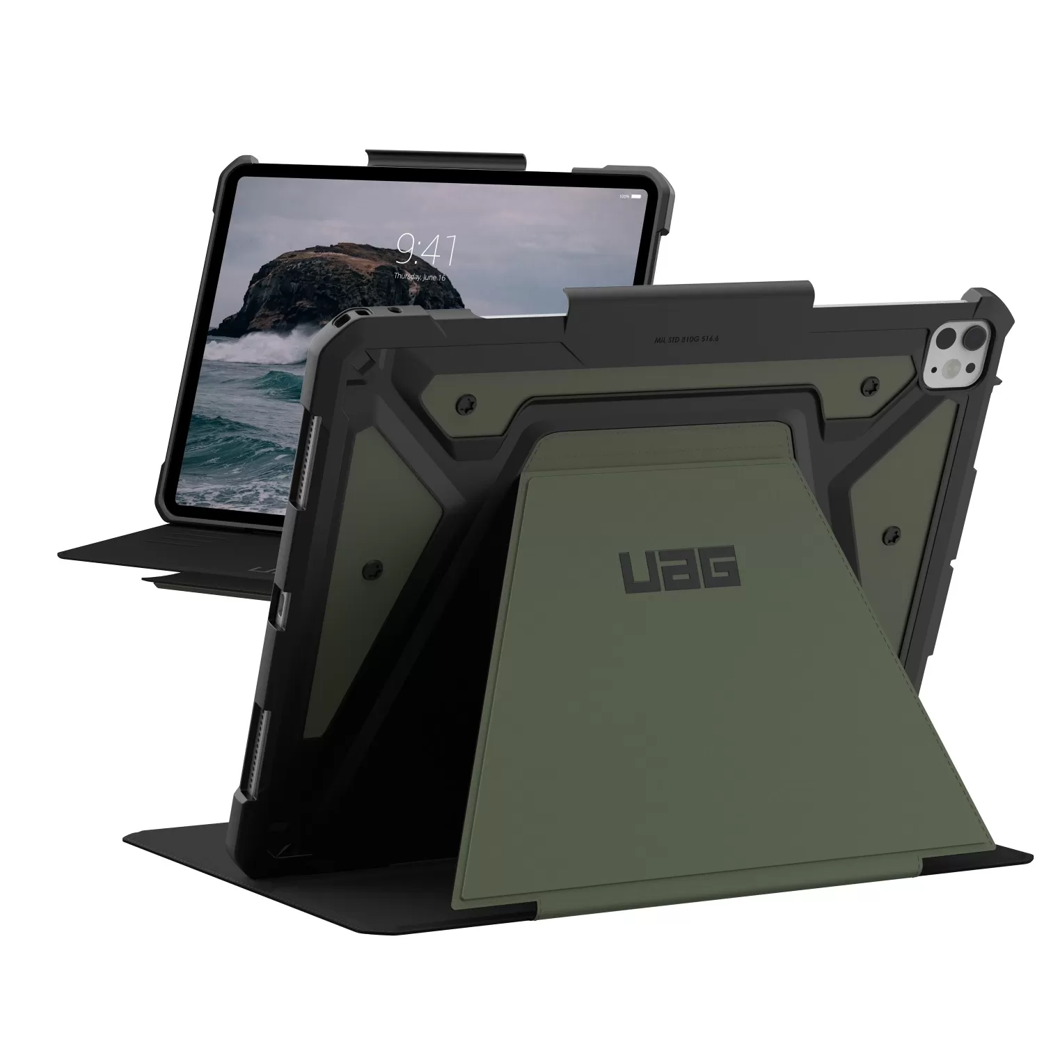 Apple iPad Pro 13 (2024) UAG Metropolis SE Case – Olive