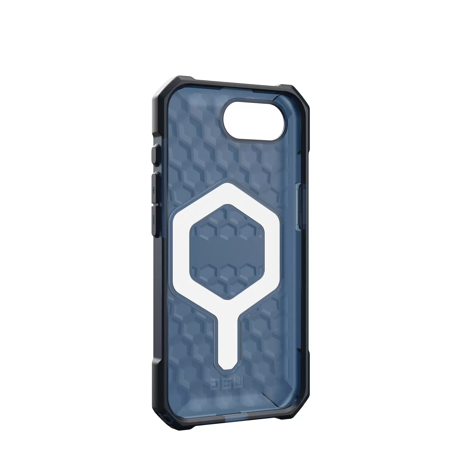 Front view of the Cloud Blue UAG Essential Armor case for iPhone 16e with slim profile