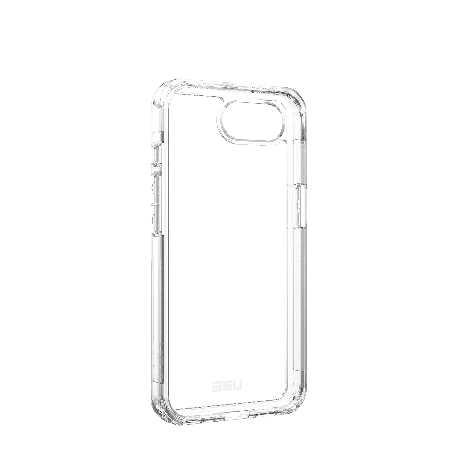 Front view of the iPhone 16e UAG Plyo case in Ice, combining sleek design with rugged protection