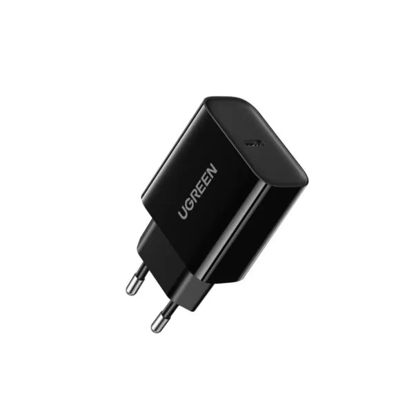 UGREEN 20W Wall Charger - Fast Charging Adapter 1 Port Black