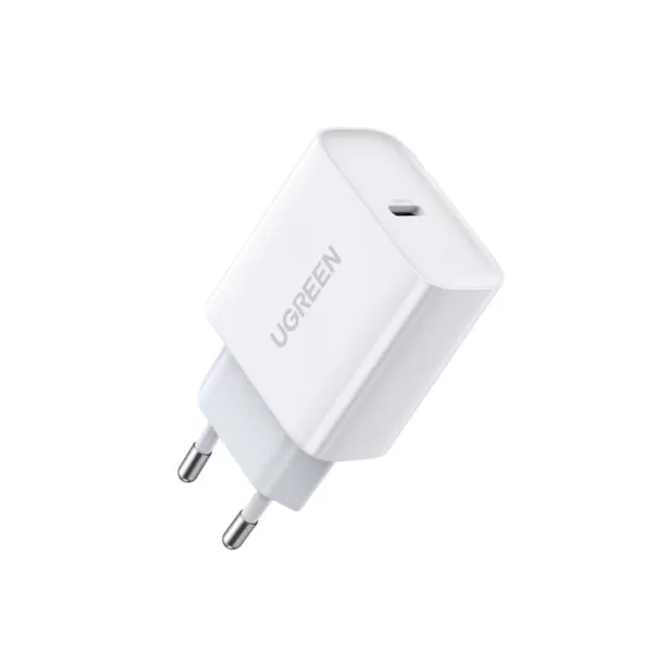 UGREEN 20W Wall Charger - Fast Charging Adapter 1 Port White