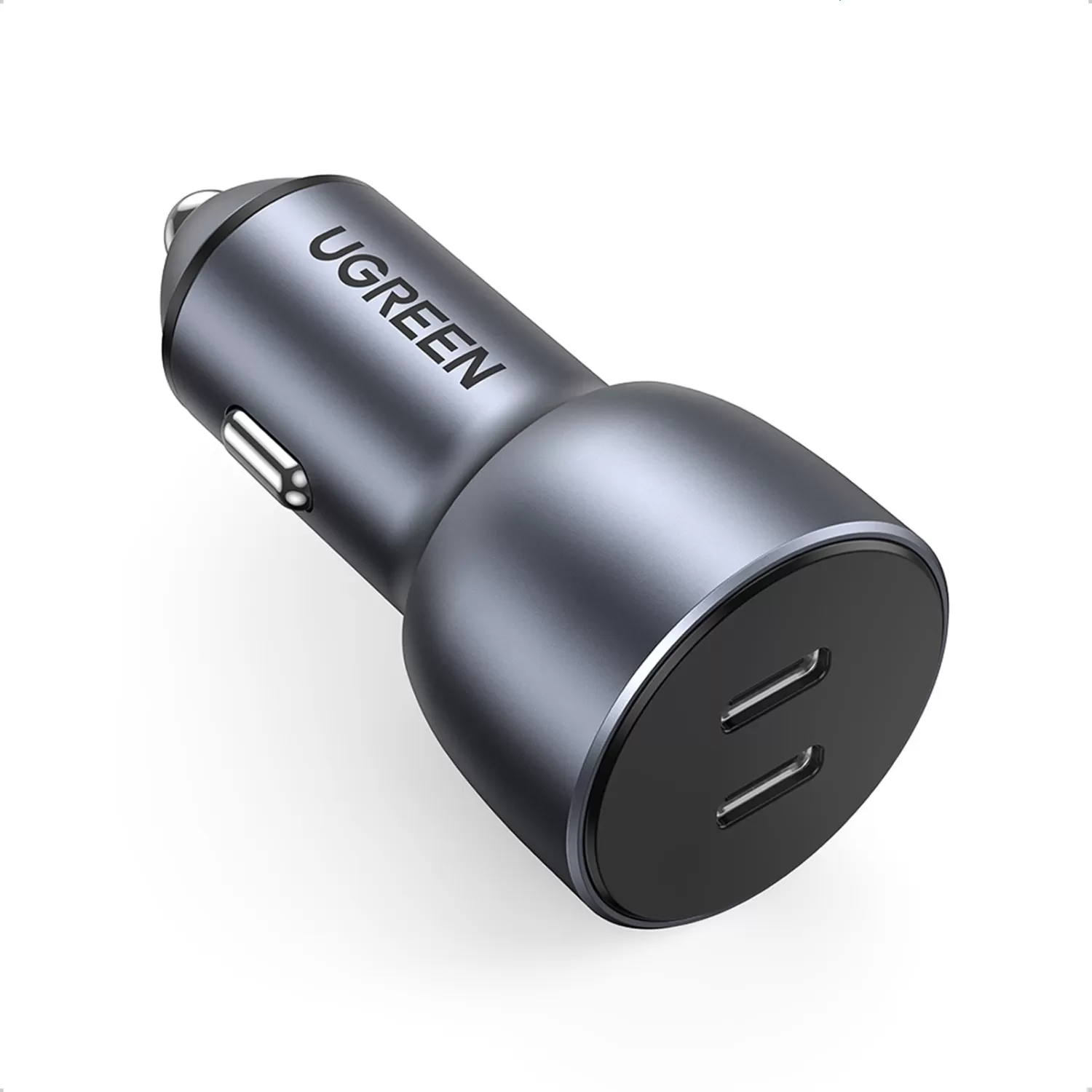UGREEN 50W PD Car Charger - 2 Port - Grey