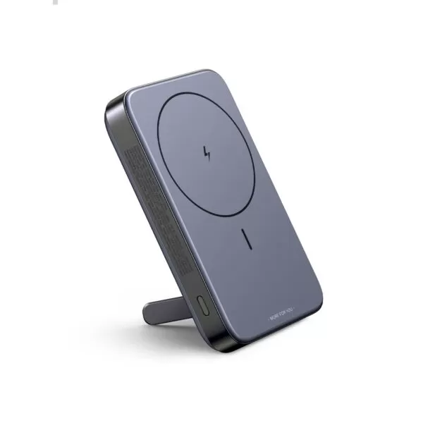 UGREEN Wireless Power Bank 10000mAh With Kickstand - 20W Magnetic - Grey - Image 2