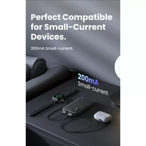 UGREEN Power Bank 10000mAh - 20W PD Charger - Black - Image 6