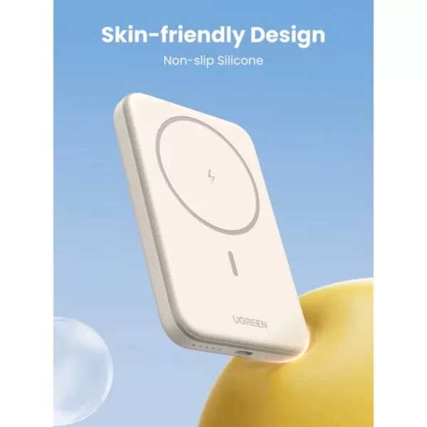 UGREEN Wireless Power Bank 5000mAh - 15W Magnetic - White - Image 9