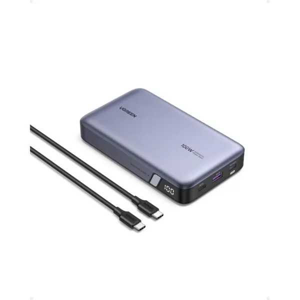 UGREEN Power Bank 20000mAh - 100W PD Charger - Grey - Image 2