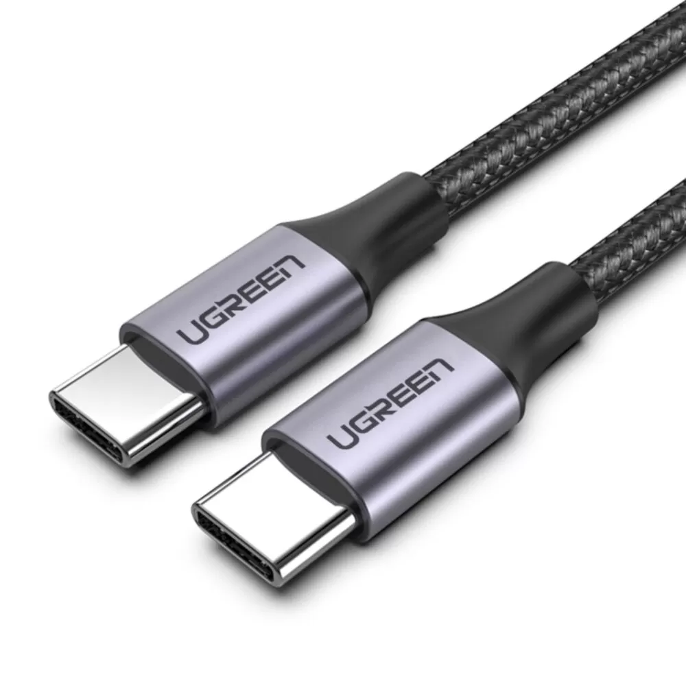 UGREEN 60W Type C To Type C Cable - 1m Black