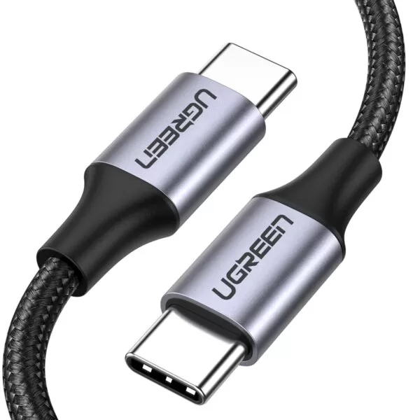 UGREEN 60W Type C To Type C Cable - 1m Black - Image 2