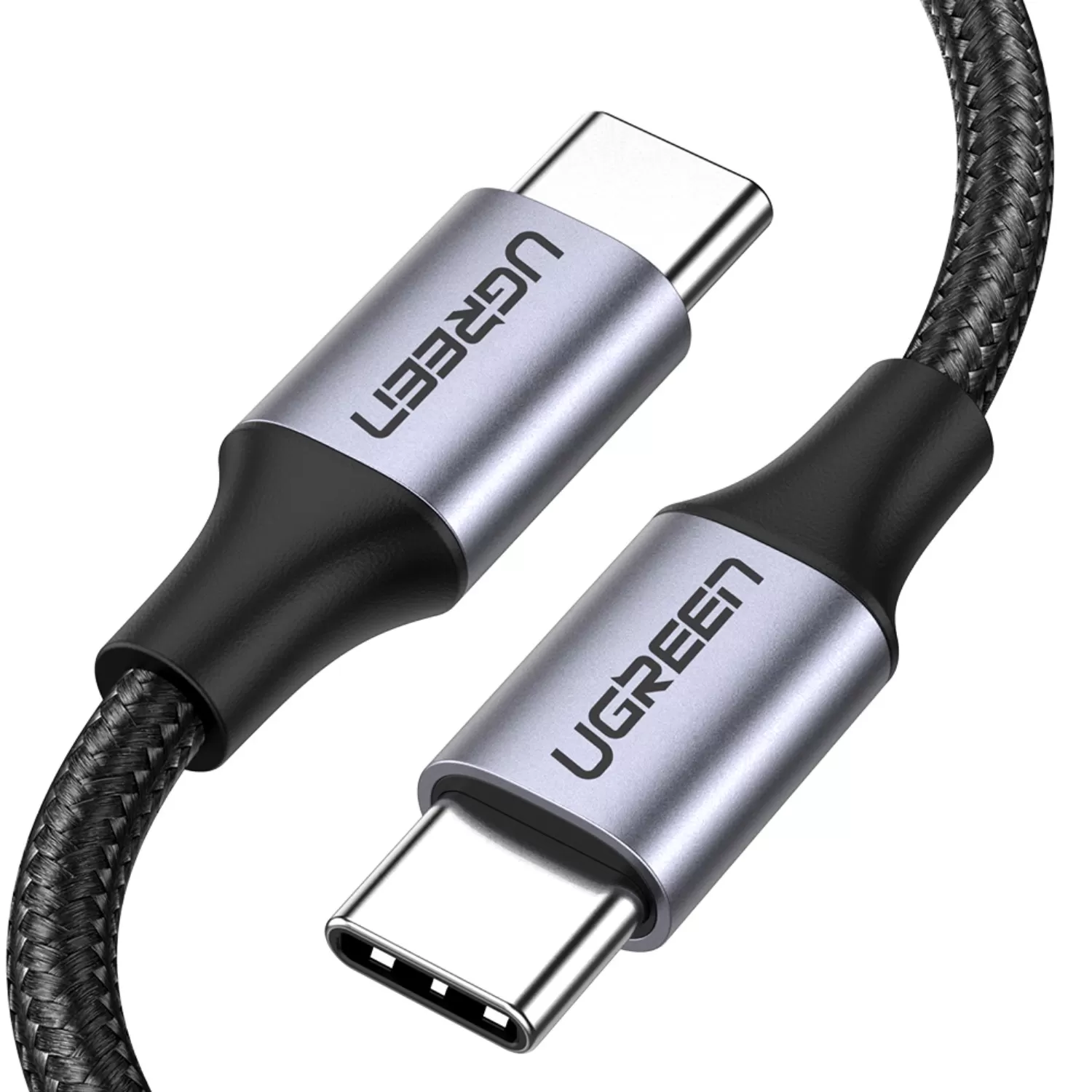 UGREEN 60W Type C To Type C Cable - 1m Black - Image 2