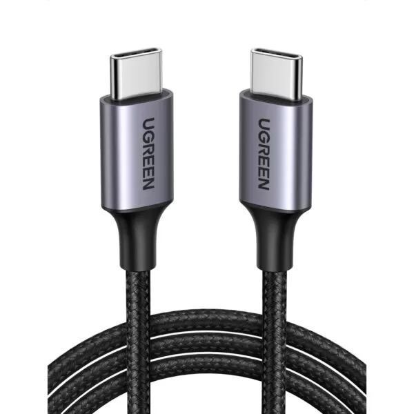 UGREEN 60W Type C To Type C Cable - 1m Black - Image 3