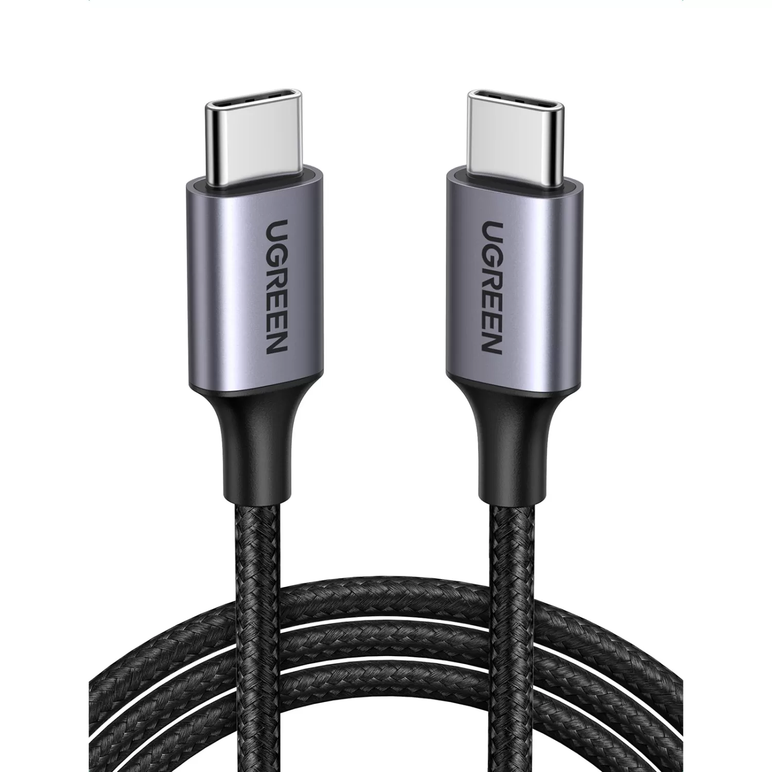 UGREEN 60W Type C To Type C Cable - 1m Black - Image 3