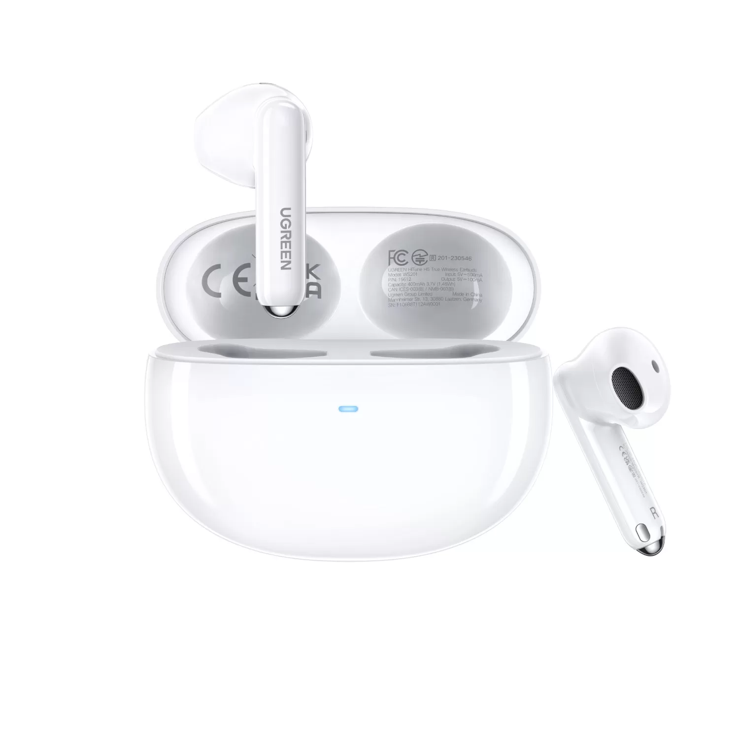 UGREEN HiTune T3 Pro True Wireless ANC Earbuds – White