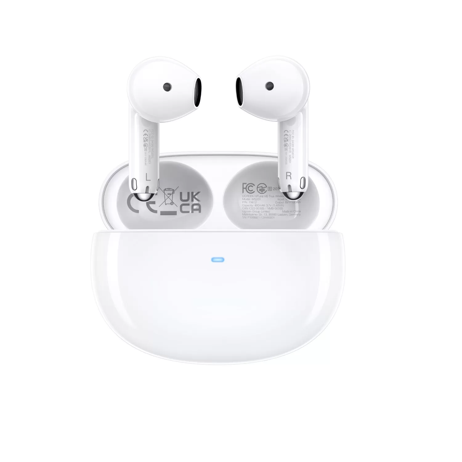 UGREEN HiTune T3 Pro True Wireless ANC Earbuds – White - Image 2