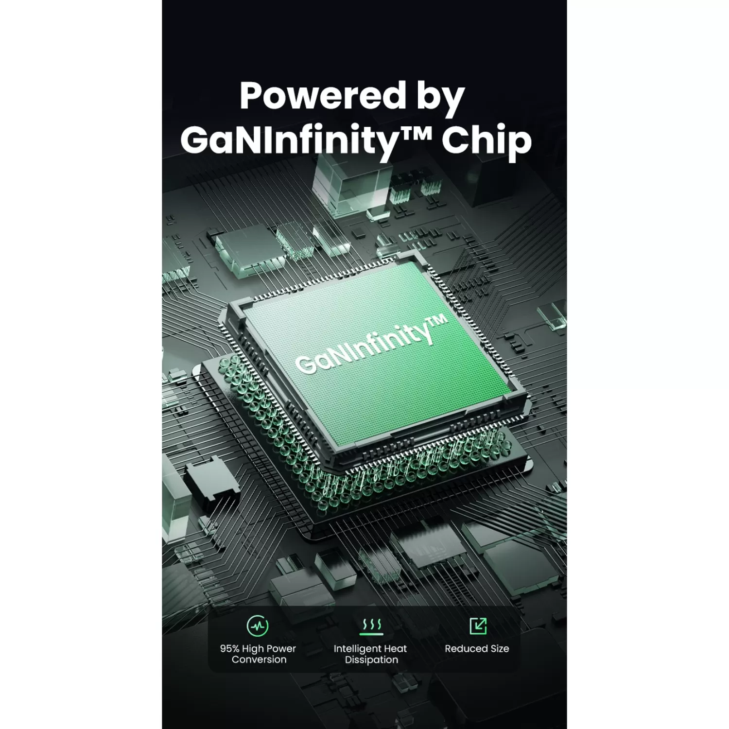 30W UGREEN PD GaN Wall Charger – Nexode 1-Port Grey/Black - Image 7