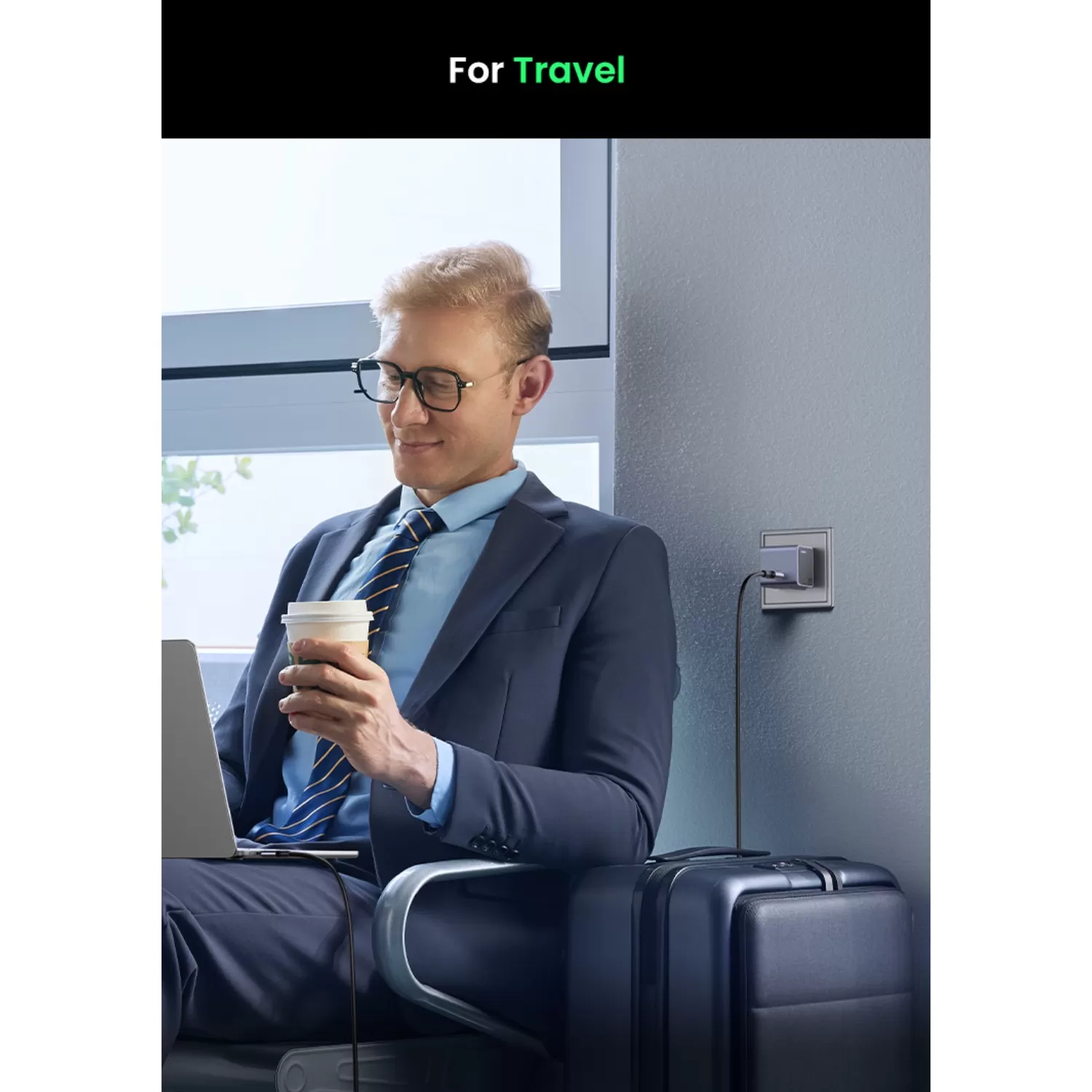 30W UGREEN PD GaN Wall Charger – Nexode 1-Port Grey/Black - Image 8