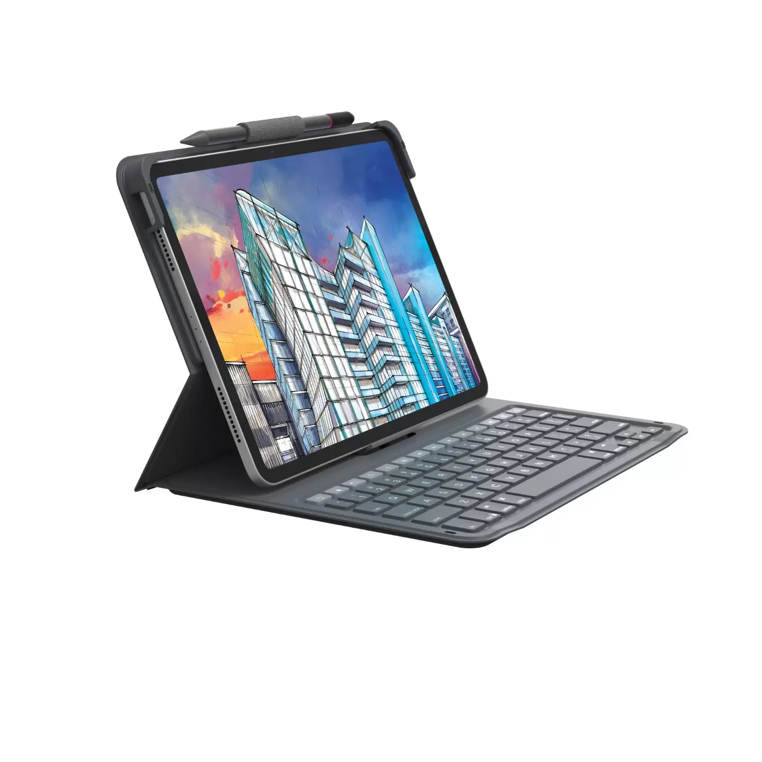 Apple iPad (2025) / iPad (2022) ZAGG Keyboard Cover – Black