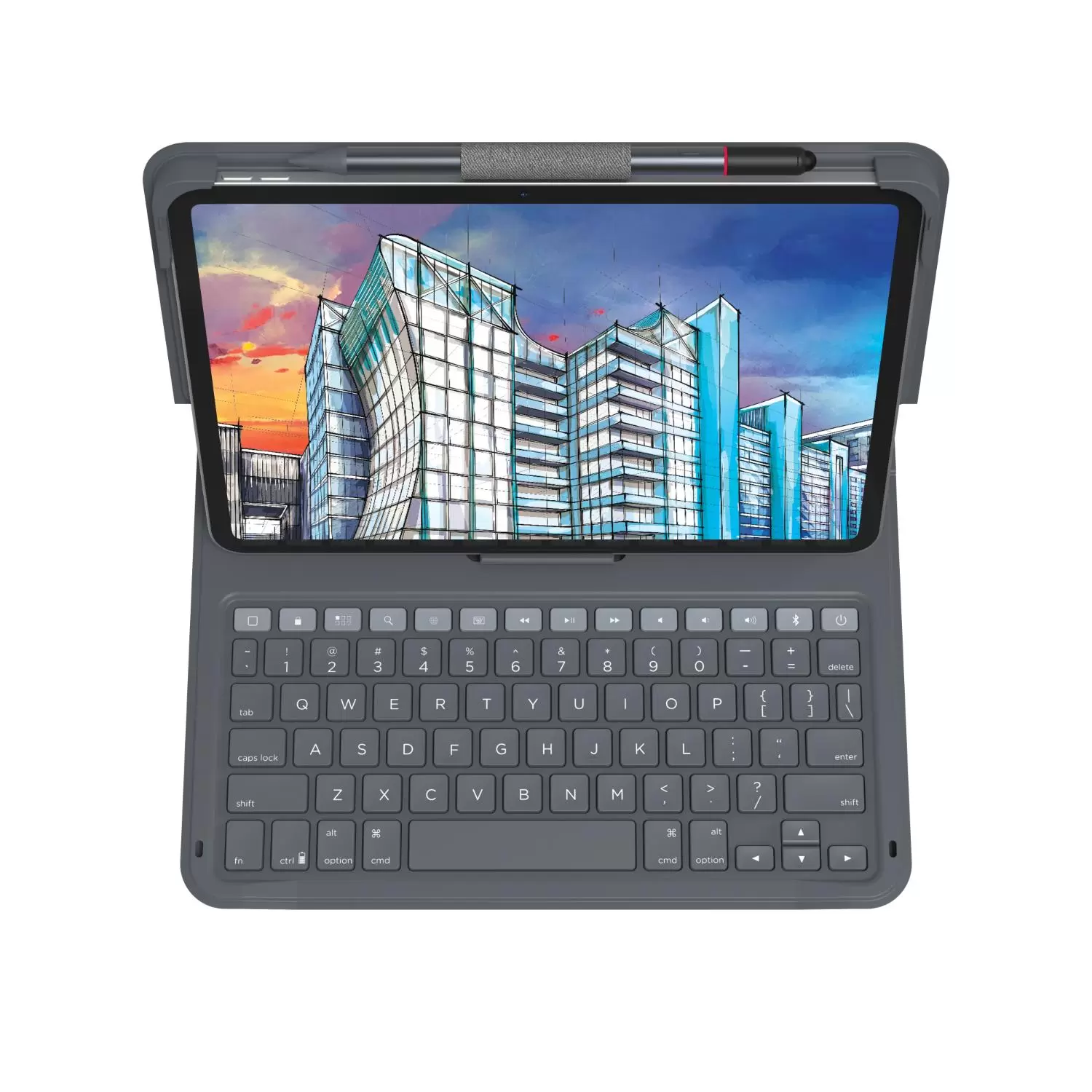 Apple iPad (2025) / iPad (2022) ZAGG Keyboard Cover – Black - Image 2