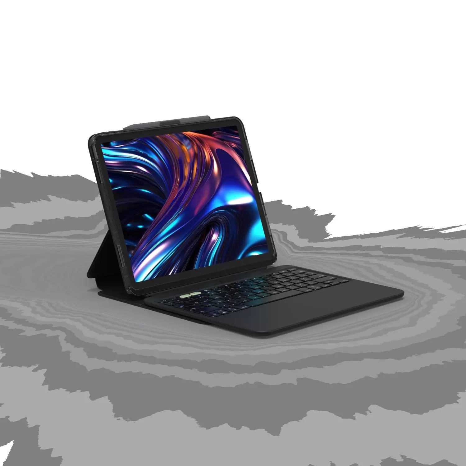 Apple iPad Air 13 (2025/2024) Zagg Keyboard Cover – Black - Image 4
