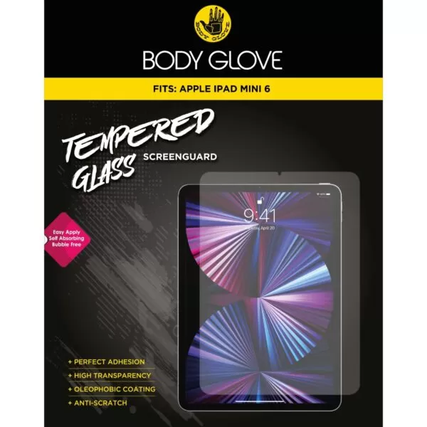 iPad Mini 6 2021 Tempered Glass - Body Glove Screen Protector