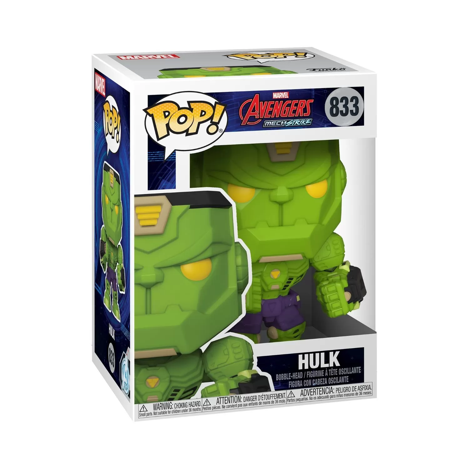 Funko Pop Pop 833 Marvel Avengers Mech Strike - Hulk Bobblehead