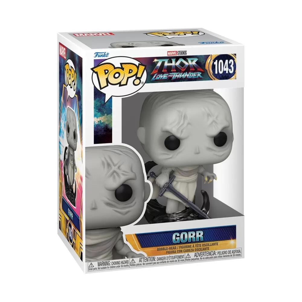 Funko POP Marvel Bobble Head Collectible featuring Gorr from Thor Love and Thunder