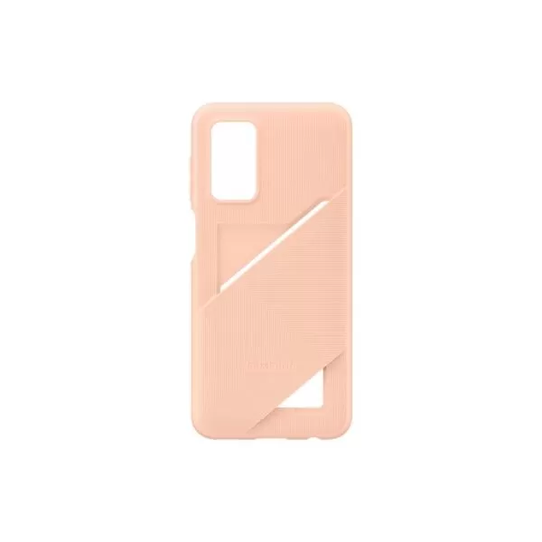 Samsung Card Slot Cell Phone Cover for the Samsung Galaxy A23 5G Peach