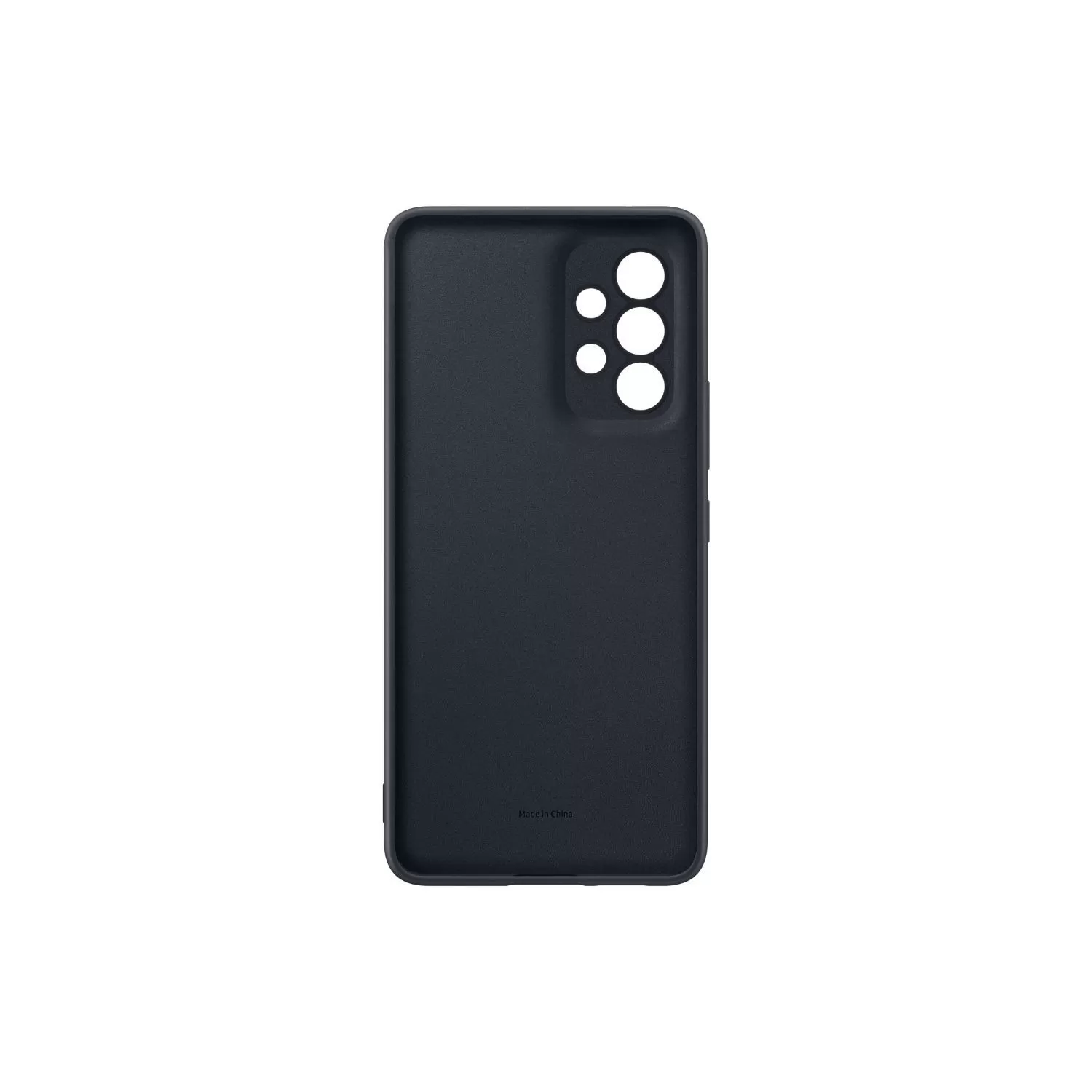 Samsung Silicone Cell Phone Cover for the Samsung Galaxy A53 5G Black