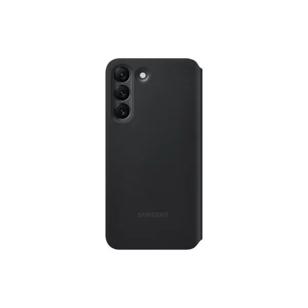 Samsung Smart Clear View Cell Phone Cover for the Samsung Galaxy S22 5G Black