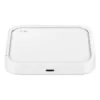 White Samsung 15W Super Fast Wireless Charging Pad Universal Charger Plate